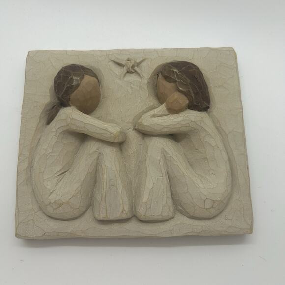 Willow Tree Forever True Friends Plaque Wall Hanging Friendship Susan Lordi 2001 - Picture 1 of 10